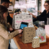 Floral Kraft Gift Bags Mixed Size Set