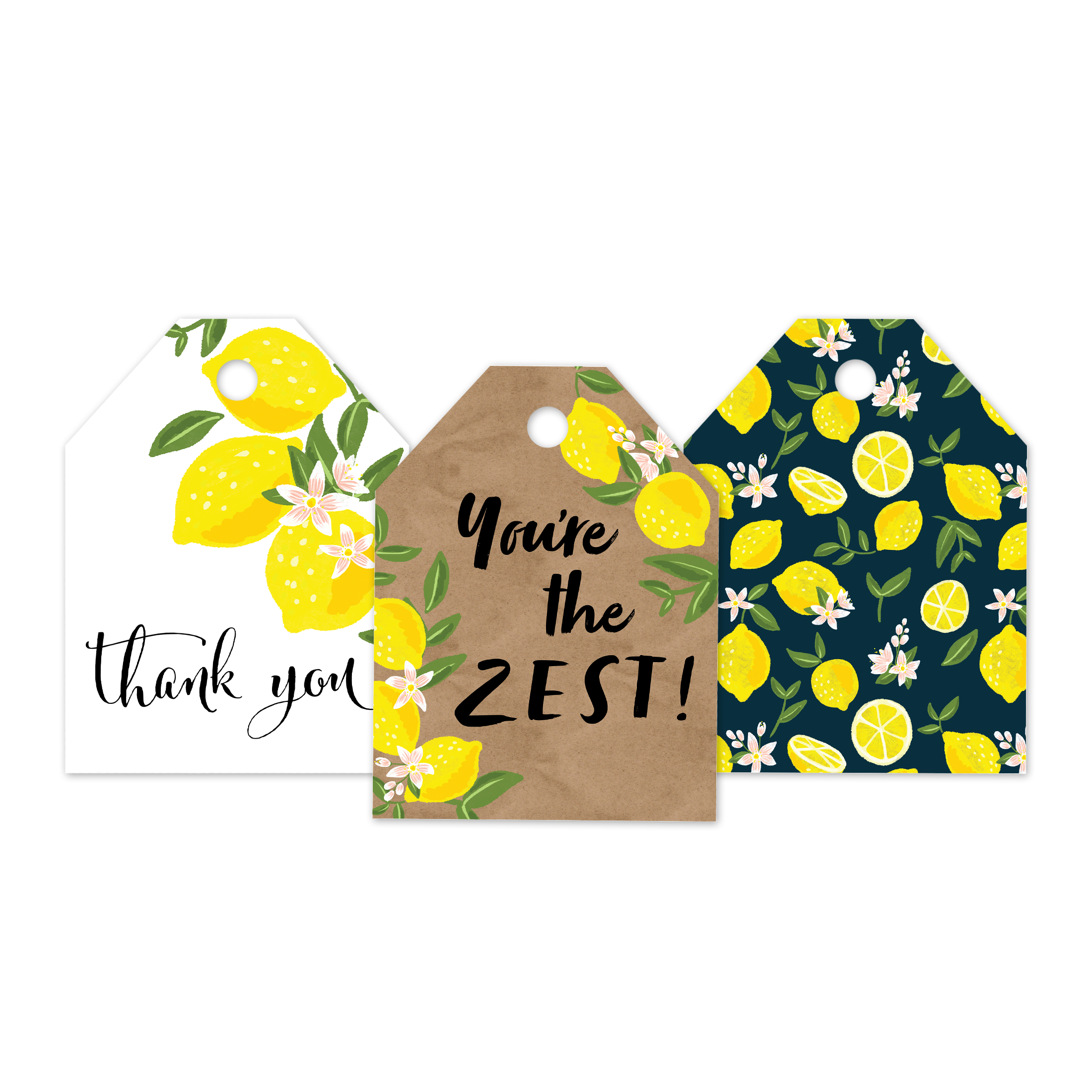 Lemons Assortment Gift Tags