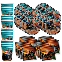 ATV Birthday Party Tableware Kit For 16 Guests