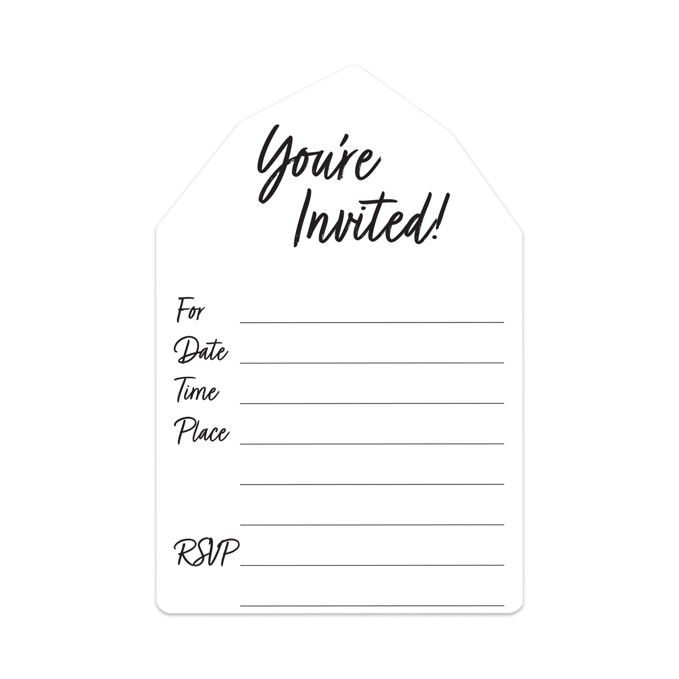 Pink Horse Birthday Party Invitations (20)