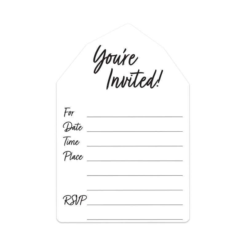 Pink Horse Birthday Party Invitations (20)