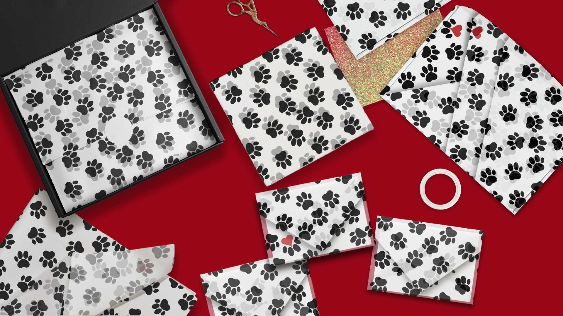 Paws Tissue Paper
