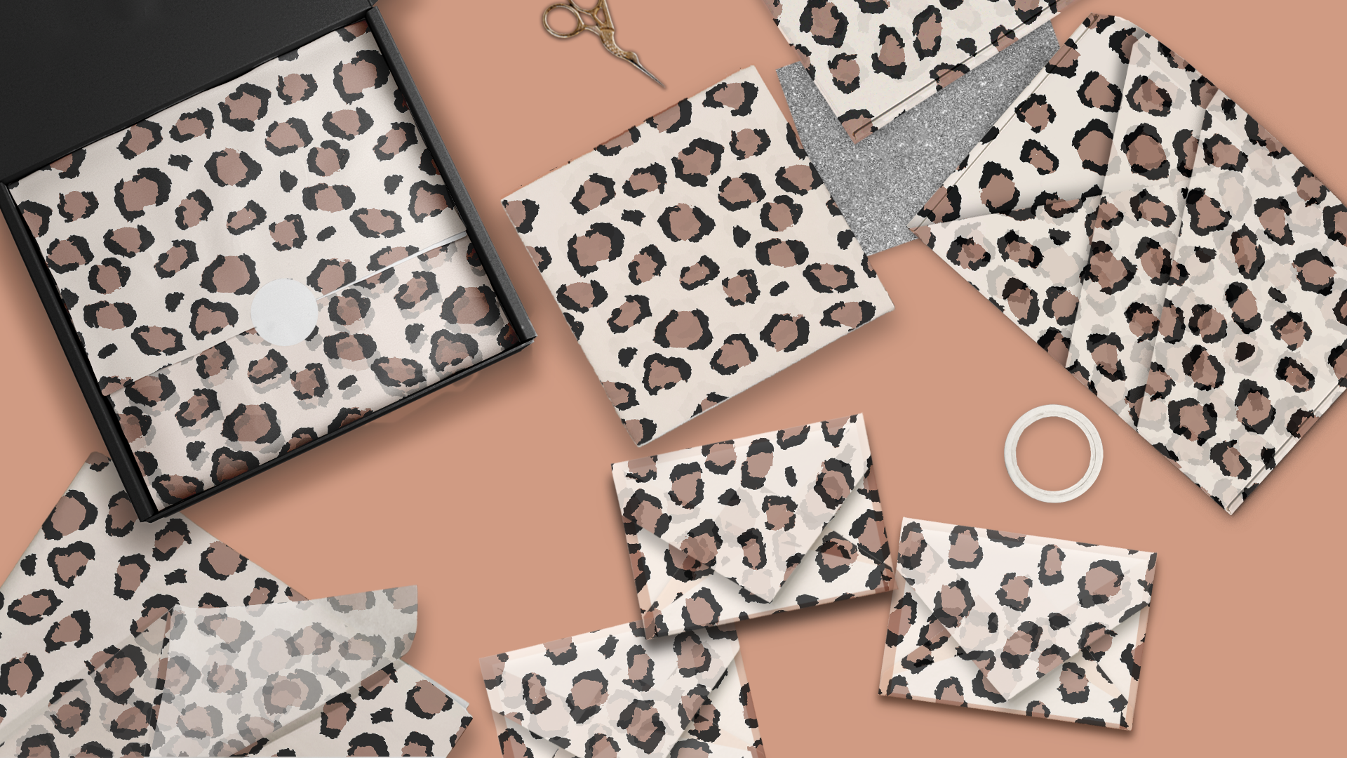 Leopard Print Tissue Paper