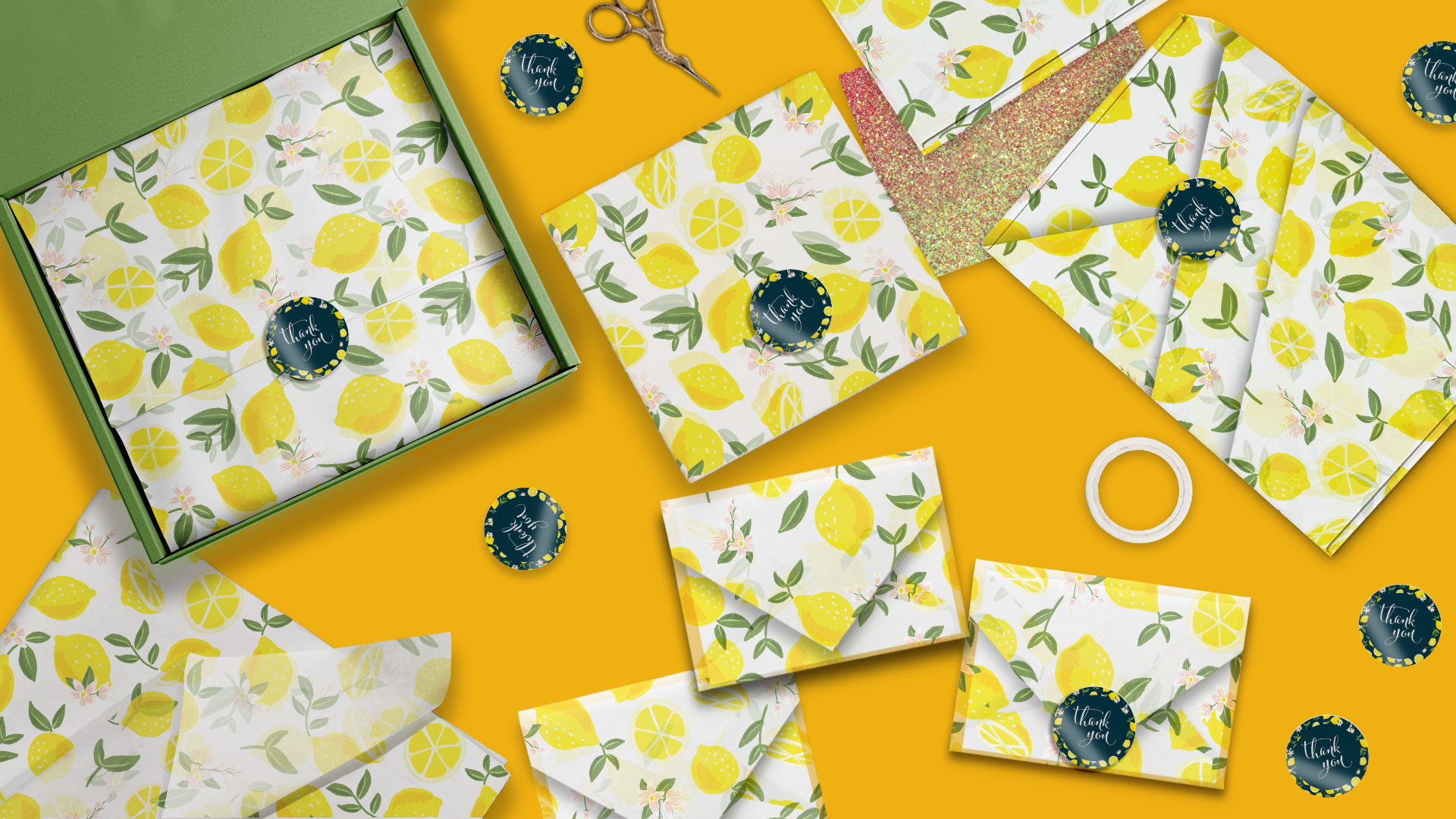 Lemons Tissue Paper