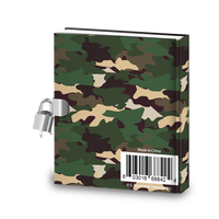 Gift Idea: Classic Camo Kids Diary With Lock - BirthdayGalore.com