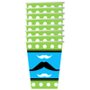 Mustache Birthday Party Tableware Kit For 16 Guests - BirthdayGalore.com