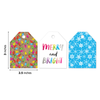Merry and Bright Assortment Gift Tags