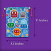 Robot Drawstring Tote Bag (10 Pack) - BirthdayGalore.com