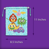 Mighty Monster Drawstring Tote Bag (10 Pack) - BirthdayGalore.com