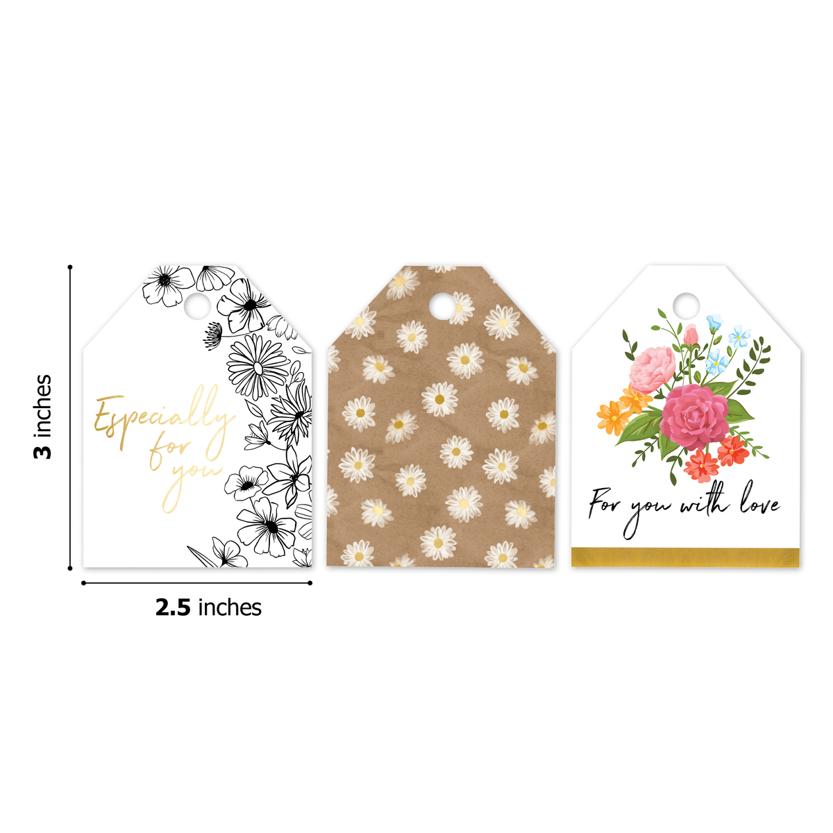 Floral Assortment Gift Tags