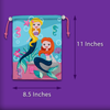 Mermaids Drawstring Tote Bag (10 Pack) - BirthdayGalore.com