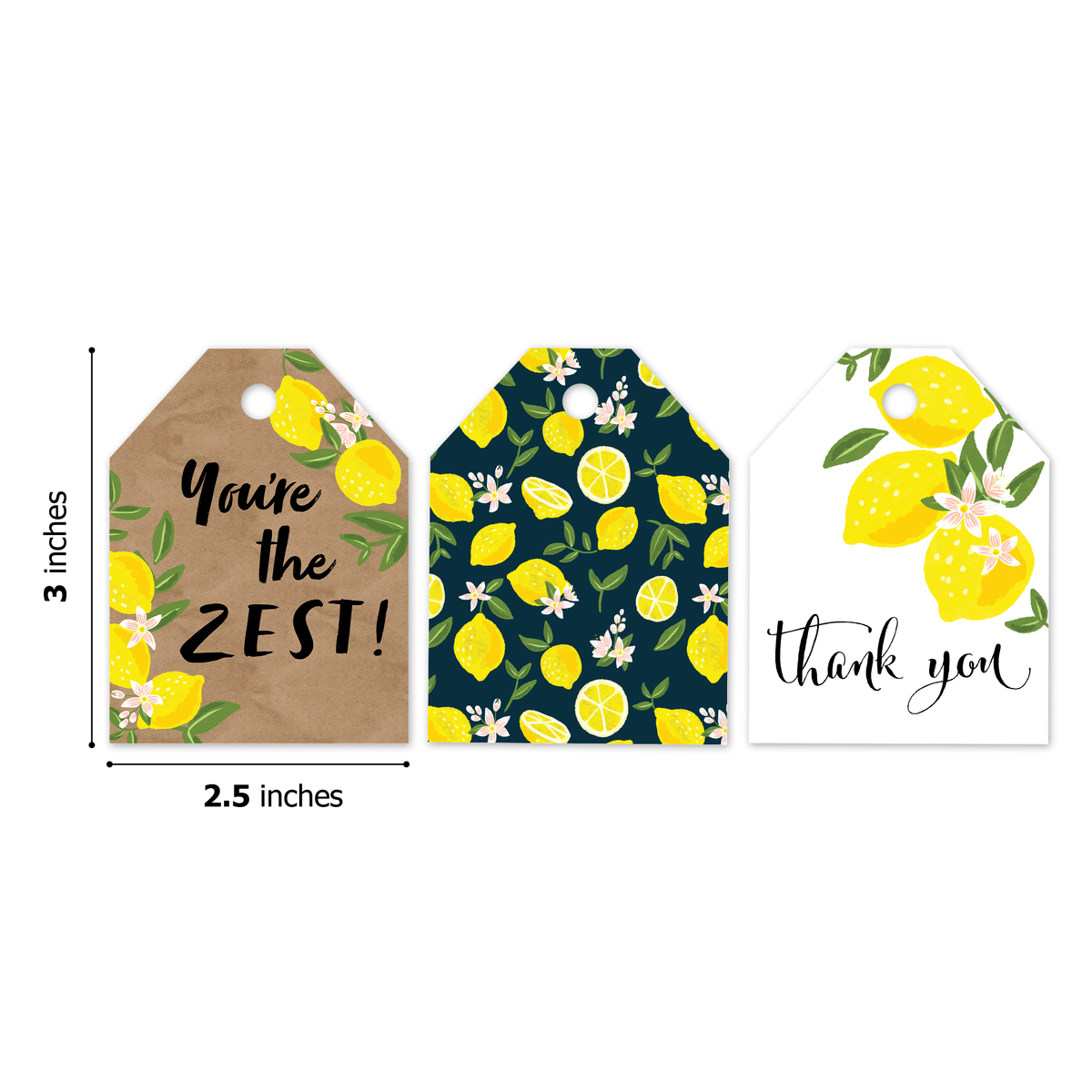 Lemons Assortment Gift Tags