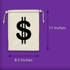 Money Drawstring Tote Bag (10 Pack) - BirthdayGalore.com