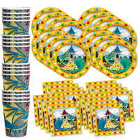 Mythical Dragon Birthday Party Tableware Kit For 16 Guests - BirthdayGalore.com