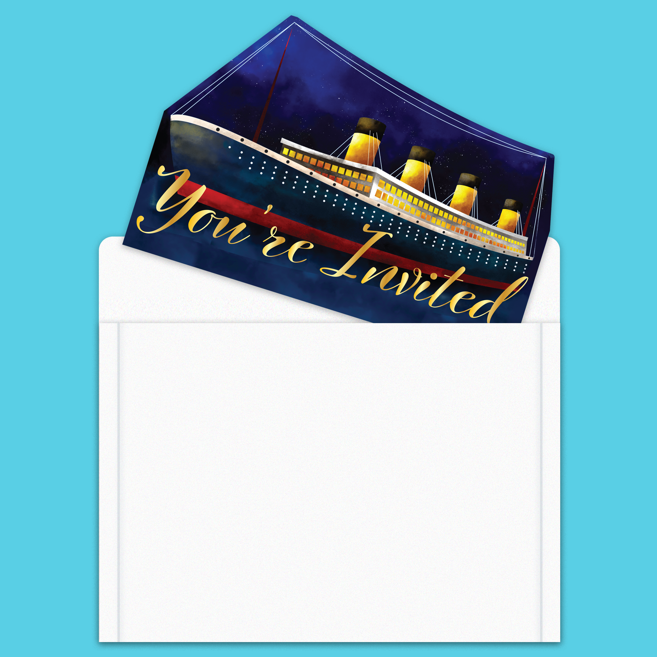 Titanic Birthday Party Invitations (20)