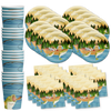 Gone Fishing Party Birthday Party Tableware Kit For 16 Guests - BirthdayGalore.com