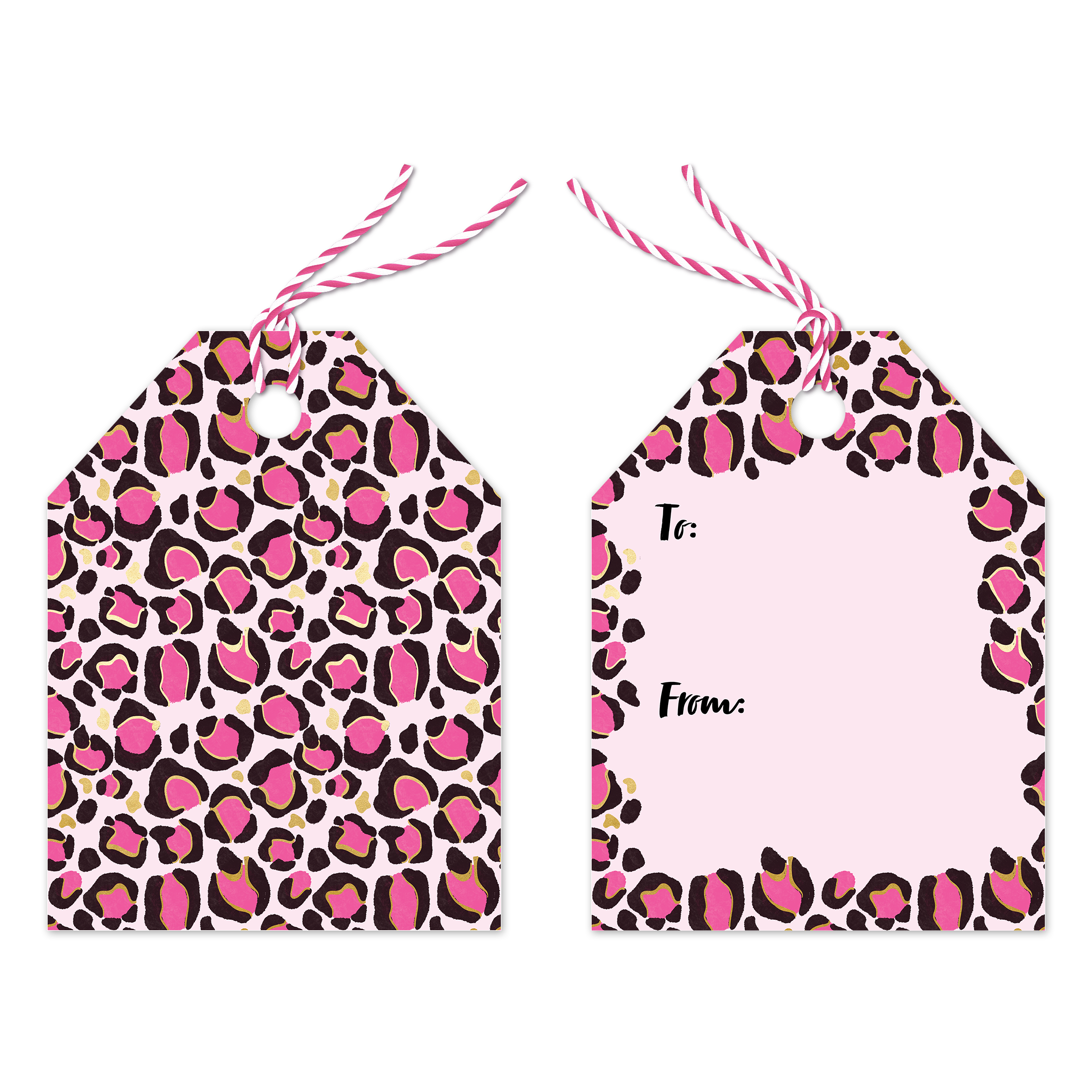 Leopard Print Assortment Gift Tags
