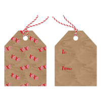 Fading Hearts Assortment Gift Tags
