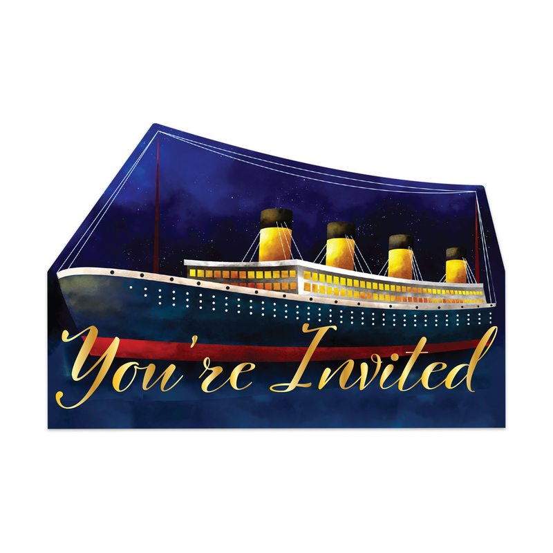 Titanic Birthday Party Invitations (20)