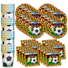 Soccer Birthday Party Tableware Kit For 16 Guests