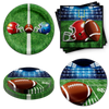 Football Game Day Party Tableware Kit For 24 Guests