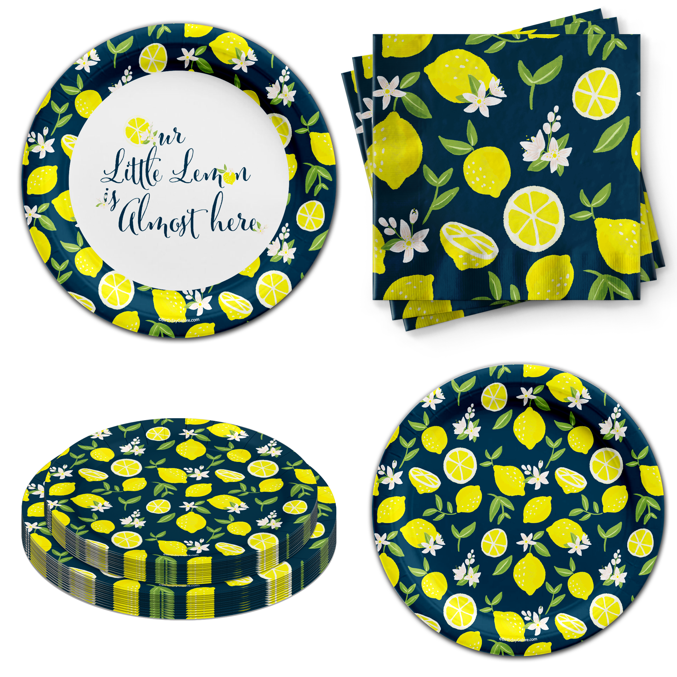Your Little Lemon Is Almost Here Birthday Party Kit