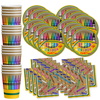 Crayon Birthday Party Tableware Kit For 16 Guests
