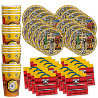 Tool Time Birthday Party Tableware Kit For 16 Guests