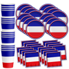 Russian Flag Birthday Party Tableware Kit For 16 Guests
