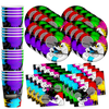Paintball Birthday Party Tableware Kit For 16 Guests