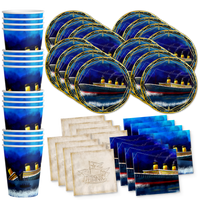 Titanic Birthday Party Tableware Kit
