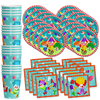 Clown Birthday Party Tableware Kit For 16 Guests