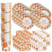 Sweet as a Peach Party Tableware Kit
