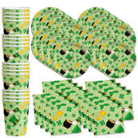 Saint Patricks Day Birthday Party Tableware Kit