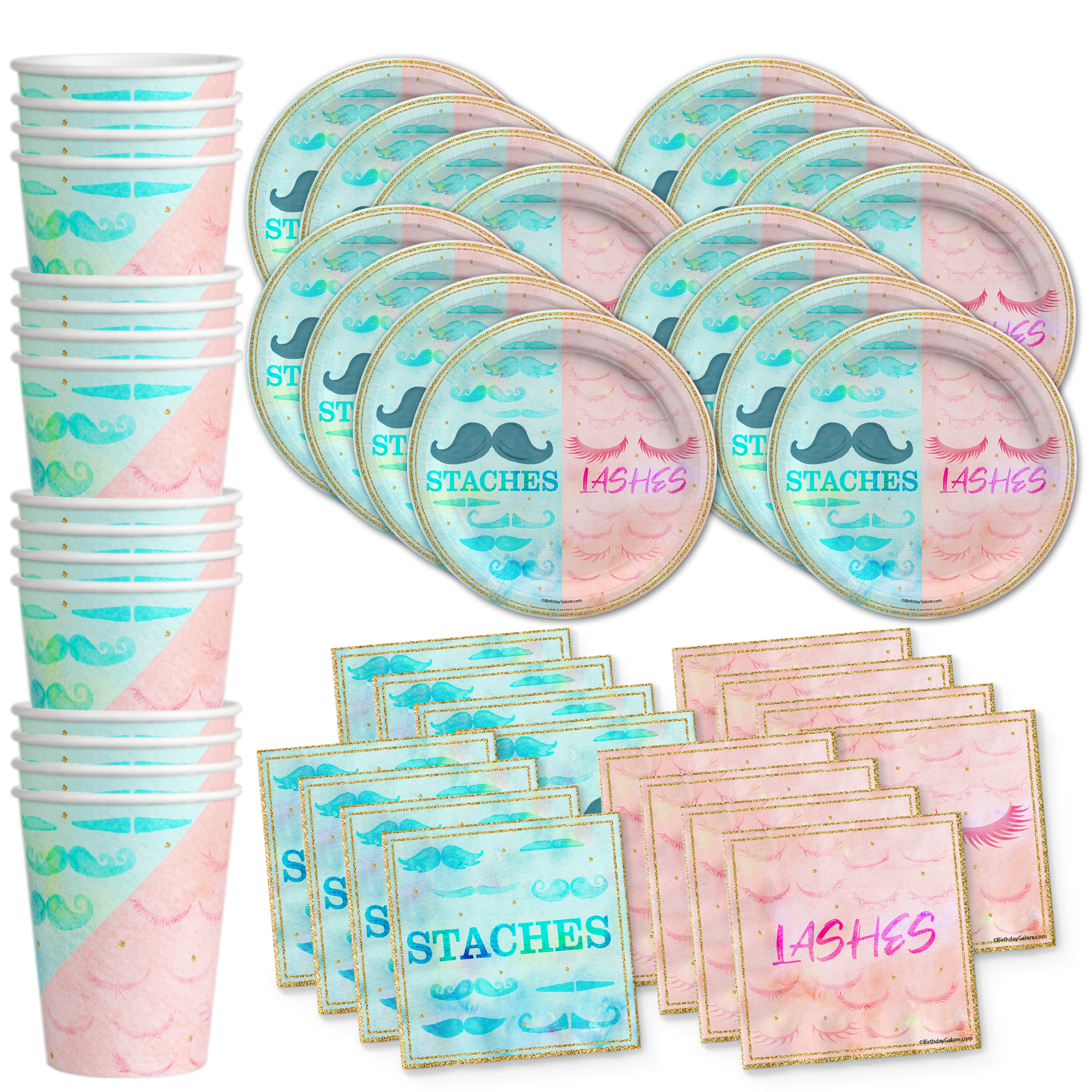 Lashes or Staches? Gender Reveal Party