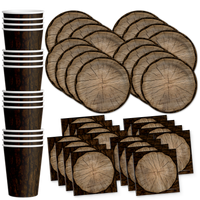 Tree Lumberjack Birthday Party Tableware Kit