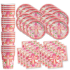 Baptism Girl Party Tableware Kit