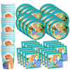 Little Dinosaur Birthday Party Tableware Kit For 16 Guests