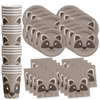 Raccoon Birthday Party Tableware Kit
