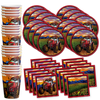 Red Tractor Birthday Party Tableware Kit For 16 Guests
