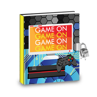 Gift Idea: Video Gamer Game On Kids Diary With Lock - BirthdayGalore.com