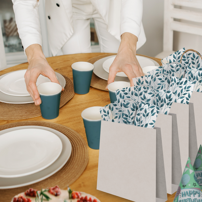 Teardrop Leaves Tissue Paper