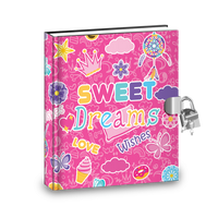 Gift Idea: Girl Dream Catcher Kids Diary With Lock - BirthdayGalore.com