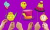 The Mad Hatter Tea Party Photo Booth Props 20pcs Assembled - BirthdayGalore.com