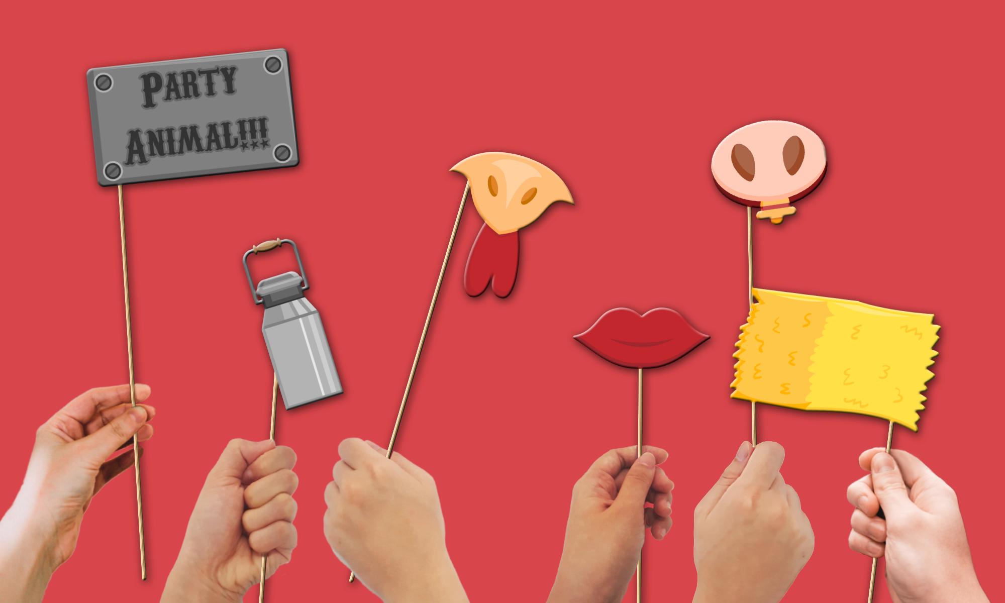 Farm photo outlet booth props