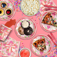 Birthday Galore Baptism Girl Party Tableware Kit For 16 Guests