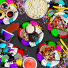 Paintball Birthday Party Tableware Kit For 16 Guests