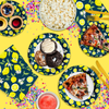 Lemon Baby Shower Tableware Kit For 24 Guests