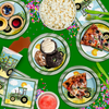Tractor Time Birthday Party Tableware Kit For 16 Guests - BirthdayGalore.com