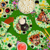 Saint Patricks Day Birthday Party Tableware Kit For 16 Guests